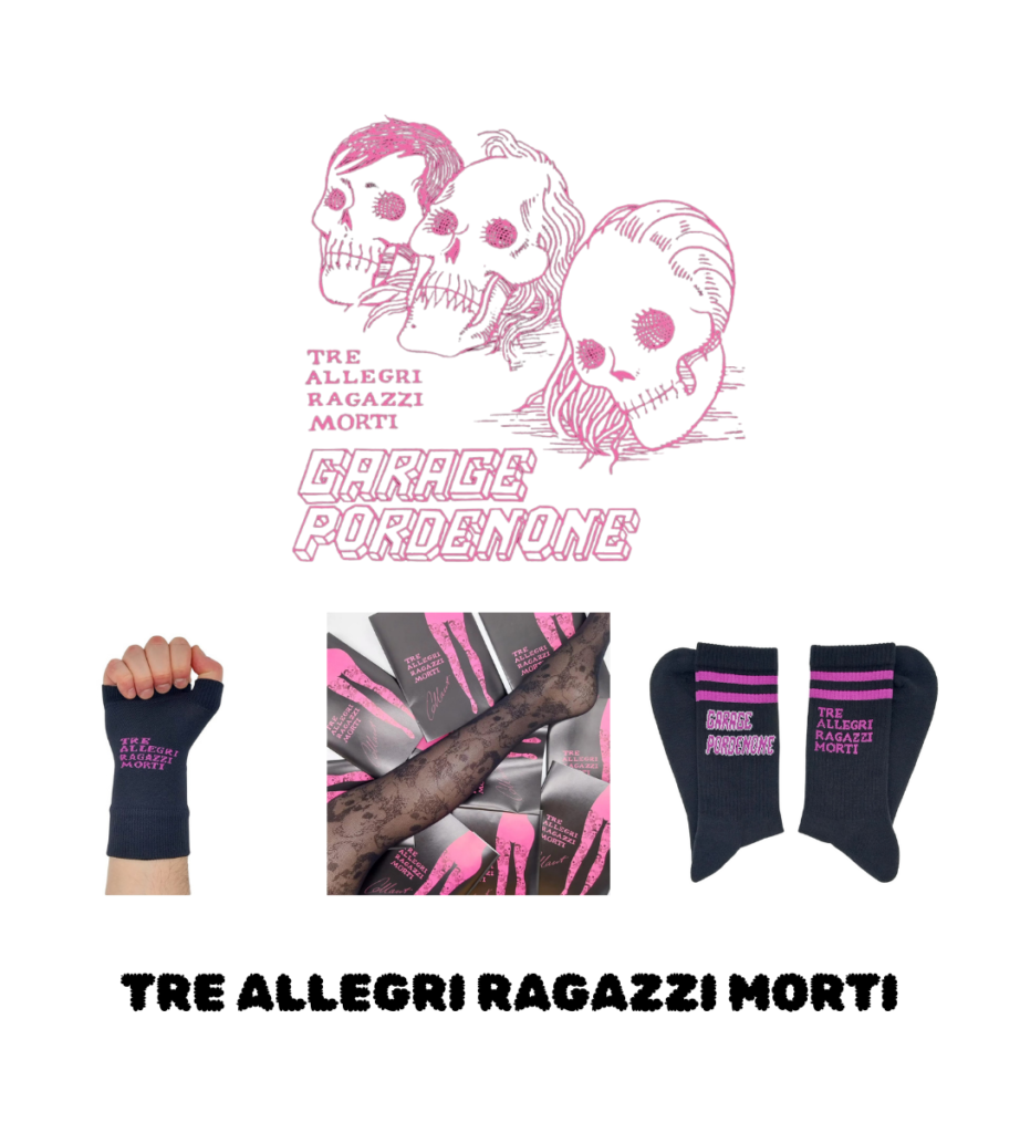 stanzini Socks in collaborazione con Tre allegri ragazzi morti. guantini, collant e calze personalizzate